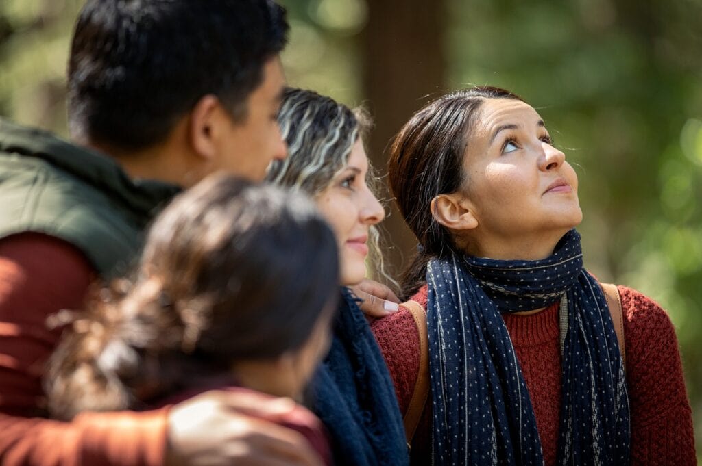 A family talks about their deceased loved one