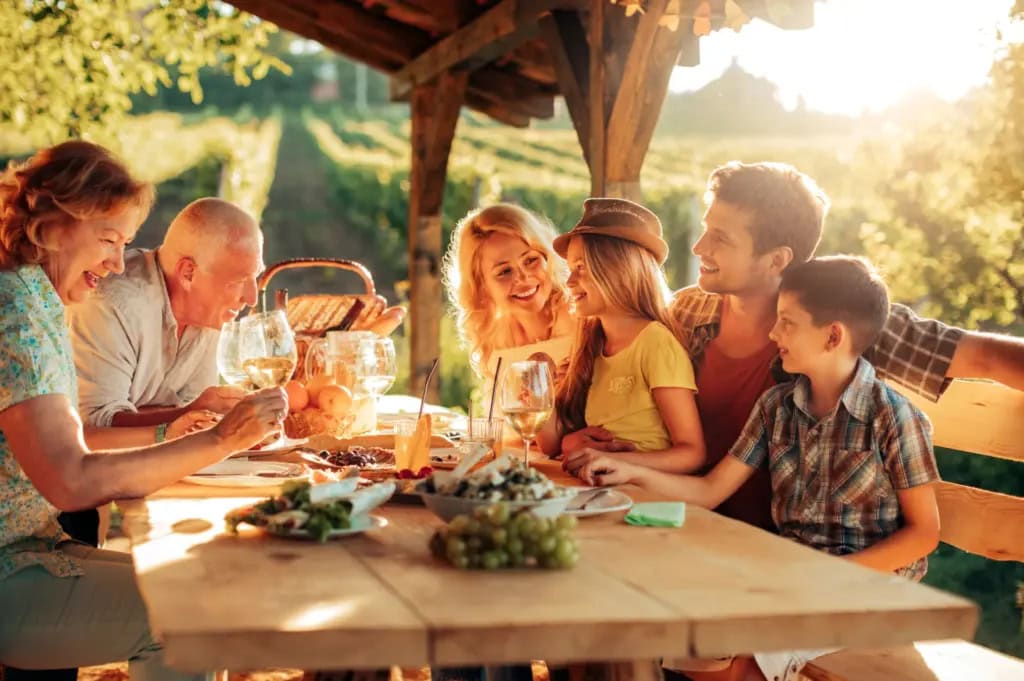 A family comes together to celebrate a life at a pre-death party