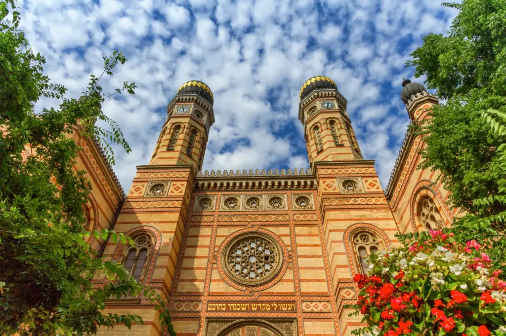 A jewish man looking out over a field