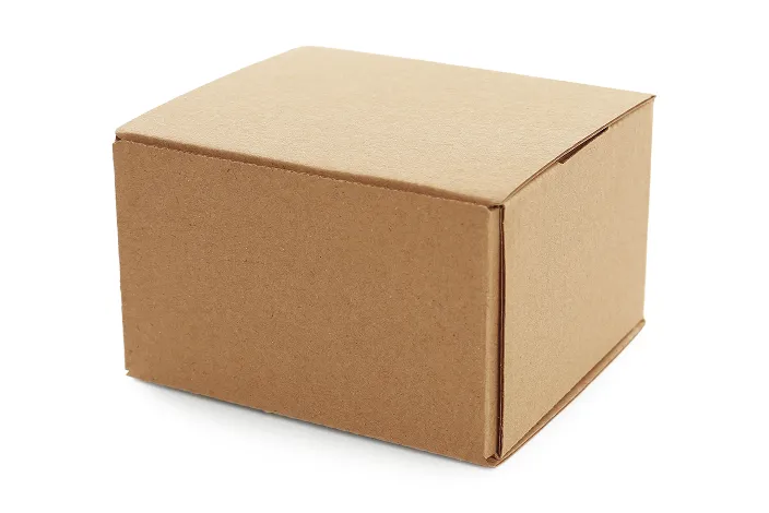 Plain cardboard boxes used for receiving ashes in direct cremation services.