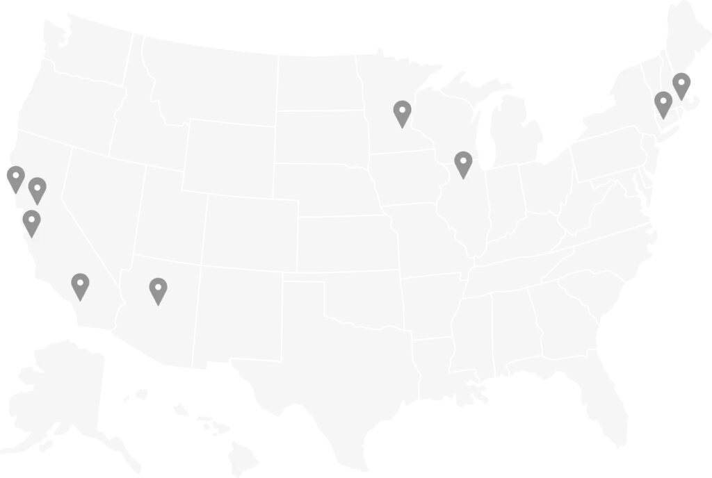 Memorial Forests Map